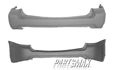 2430 | 2004-2006 ACURA MDX Rear bumper cover prime | AC1100147|04715S3VA80ZZ