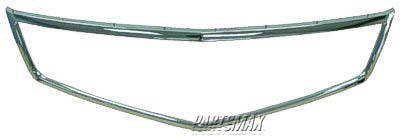 1210 | 2006-2008 ACURA TSX Grille molding | AC1210108|71122SECA02