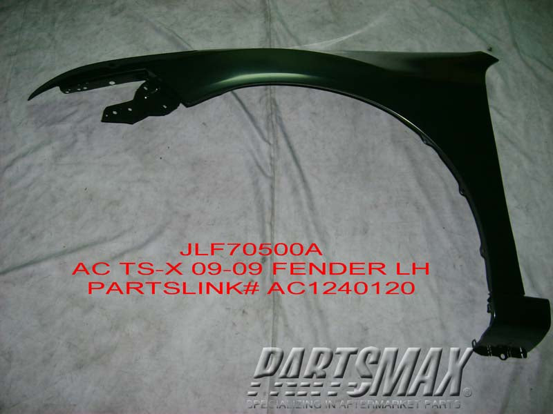 Driver Side Front Fender For 2009-2014 Acura TSX Sedan – Primed Steel, AC1240120