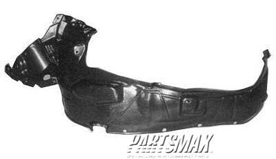 1250 | 2001-2006 ACURA MDX LT Front fender splash shield plastic liner | AC1250101|74151S3VA00