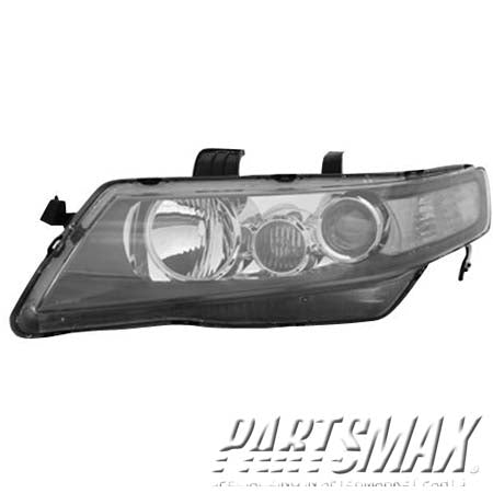 2502 | 2006-2008 ACURA TSX LT Headlamp assy composite all | AC2502112|33151SECA62