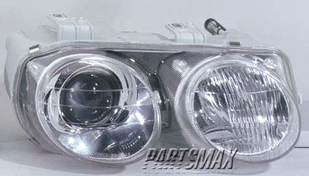 1160 | 1998-2001 ACURA INTEGRA RT Headlamp assy composite w/o socket or bulb | AC2503104|33101ST7A03