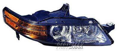 2503 | 2006-2006 ACURA TL RT Headlamp assy composite all | AC2503111|33101SEPA11