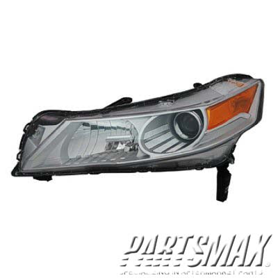 2518 | 2009-2009 ACURA TL LT Headlamp lens/housing | AC2518116|33151TK4A02
