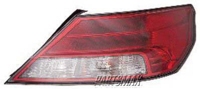 2801 | 2012-2014 ACURA TL RT Taillamp assy | AC2801116|33500TK4A11