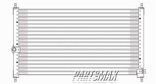 3030 | 1994-2001 ACURA INTEGRA Air conditioning condenser all | AC3030101|80110ST7A21