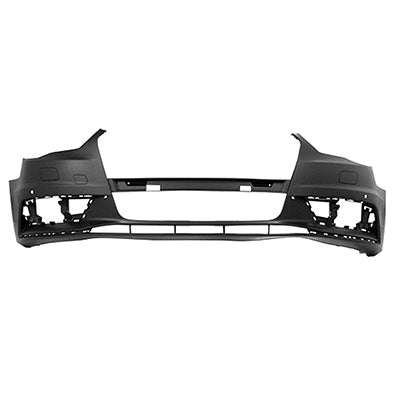 250 | 2015-2016 AUDI A3 Front bumper cover w/o H/Lamp Washers; w/Parking Aid; prime | AU1000219|8V5807065BGRU