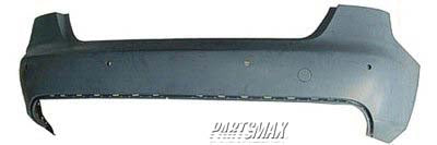 1100 | 2009-2012 AUDI A4 Rear bumper cover Sedan; w/o S-Line Pkg; w/Parking Aid; prime | AU1100195|8K5807303AGRU