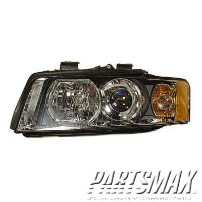 2502 | 2002-2005 AUDI A4 LT Headlamp assy composite 4dr sedan/4dr wagon; halogen | AU2502113|8E0941029F