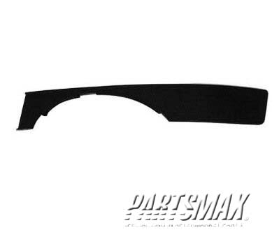 2601 | 2005-2008 AUDI S4 RT Fog lamp housing Upper Trim; w/o Sport Pkg; matte black | AU2601101|8E080717401C