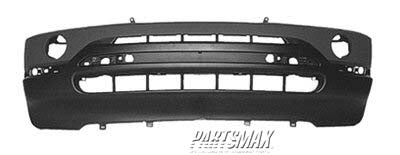 250 | 2000-2003 BMW X5 Front bumper cover w/3.0L or 4.4L engine; w/park distance control; w/headlamp washer; prime | BM1000134|51117027036