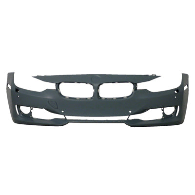 1000 | 2012-2015 BMW 328i Front bumper cover F30; Sedan; w/M Sport Line; w/H/Lamp Washer; w/PDC; w/Camera; prime | BM1000267|51117293090