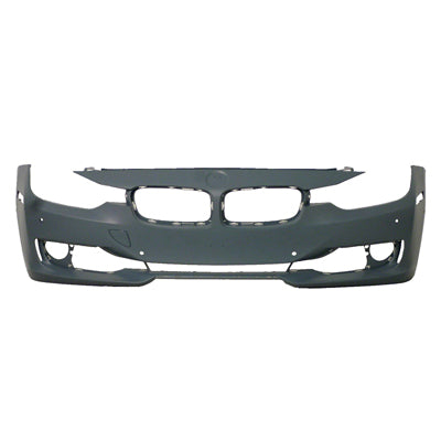 1000 | 2012-2015 BMW 335i Front bumper cover MODERN|LUXURY|SPORT; w/o H/L Wshr; w/PDC; w/o Park Assist; w/Camera; prime | BM1000274|51117293088