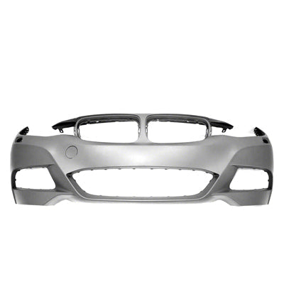 1000 | 2014-2016 BMW 328i GT xDrive Front bumper cover F34; M SPORT; w/H/L Washer; w/o PDC; w/o Park Assist; w/o Camera; prime | BM1000416|51118061644