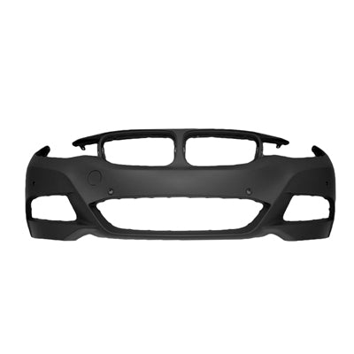 1000 | 2014-2016 BMW 328i GT xDrive Front bumper cover F34; M SPORT; w/o H/L Washer; w/PDC; w/Park Assist; w/o Camera; prime | BM1000430|51118061643
