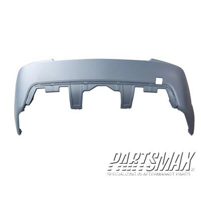 1100 | 2004-2007 BMW 525i Rear bumper cover w/M package; w/o park distance control; prime | BM1100162|51127897221