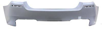 1100 | 2011-2016 BMW 528i Rear bumper cover F10; Sedan; w/M Pkg; w/o Park Distance Control; prime | BM1100234|51128048593