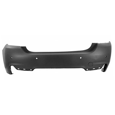 1100 | 2017-2020 BMW 430i Rear bumper cover F32|F33; M SPORT; Coupe/Conv; w/Park Distance Control; prime | BM1100281|51128060889