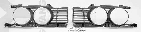 1200 | 1989-1994 BMW 525i Grille assy left side | BM1200107|51131944137