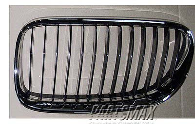 1200 | 2011-2013 BMW 328i Grille assy E92|E93; Coupe/Conv; LH; w/M Pkg; w/o M Pkg & w/o Chrome Frame; Chrome/Blk | BM1200210|51137254967