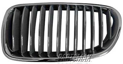 1200 | 2011-2013 BMW 550i Grille assy LH; F10; Sedan; w/Night Vision; w/o Pedestrian Recognition | BM1200214|51712165539