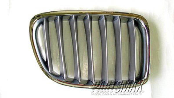 1200 | 2012-2015 BMW X1 Grille assy E84; RH; Type 1; Chrome/Silver | BM1200223|51112993308