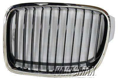 1200 | 2012-2016 BMW 328i Grille assy F30; Standard; SChrome Trim; LH | BM1200232|51137255411