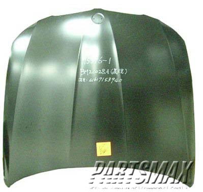 1230 | 2009-2011 BMW 335d Hood panel assy E90; Sedan | BM1230132|41617153940