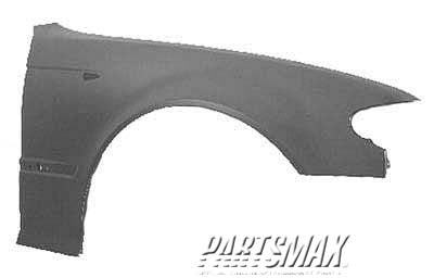 1241 | 2002-2005 BMW 330i RT Front fender assy E46; 4dr sedan | BM1241129|41357042324