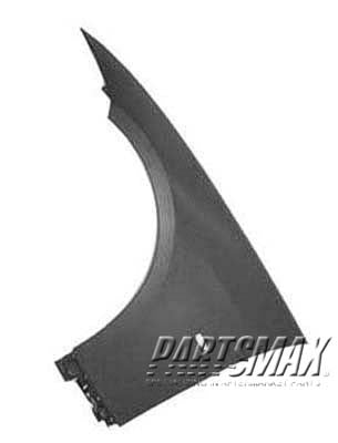 1241 | 2007-2013 BMW 335i RT Front fender assy E92|E93; Coupe/Conv | BM1241142|41357168988