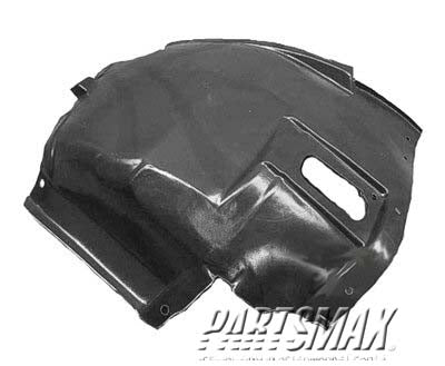 1250 | 2007-2013 BMW 335i LT Front fender splash shield 3 S.(E93) Conv. F. Splash (Front Liner) w/Sport Pkg | BM1250118|51717162831