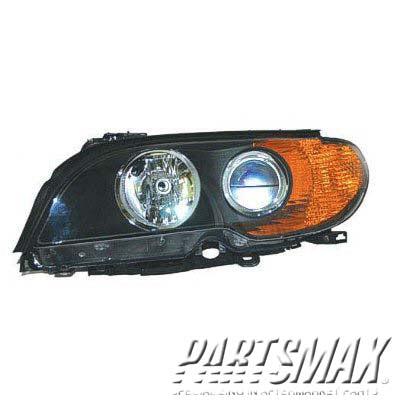 1150 | 2003-2006 BMW 325Ci LT Headlamp assy composite Conv|Coupe; halogen; w/yellow turn indicator; from 3/03 | BM2502143|63126920605