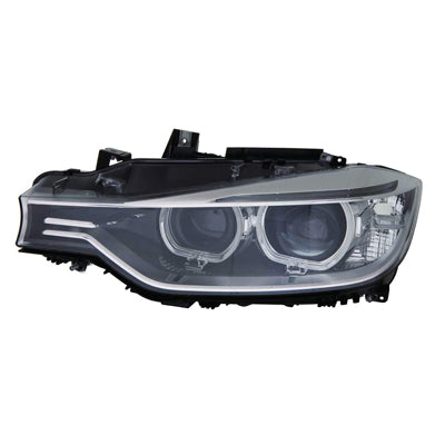 2502 | 2013-2015 BMW ACTIVEHYBRID 3 LT Headlamp assy composite F30H; Sedan; Xenon; w/o Adaptive Headlamps | BM2502181|63117338705