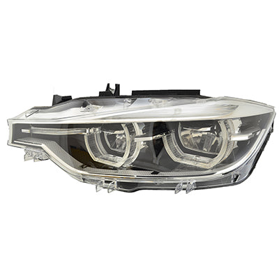 2502 | 2016-2016 BMW 328i LT Headlamp assy composite F30; Sedan; LED; w/o Adaptive Headlamps | BM2502187|63117419629