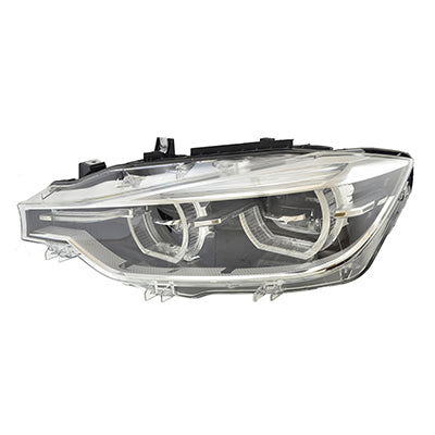 2502 | 2016-2018 BMW 320i LT Headlamp assy composite F30; Sedan; LED; w/Adaptive Headlamps | BM2502188|63117419621