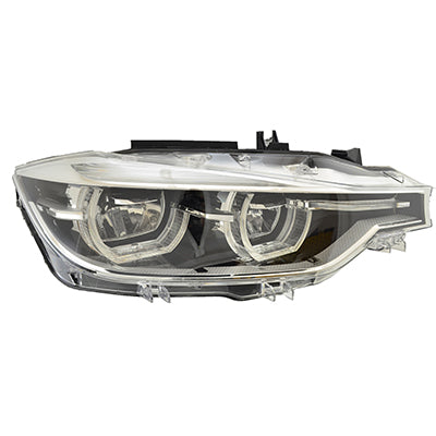 2503 | 2016-2018 BMW 320i RT Headlamp assy composite F30; Sedan; LED; w/o Adaptive Headlamps | BM2503187|63117419630