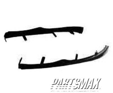 2512 | 2002-2005 BMW 325i LT Headlamp door 4dr sedan/4dr wagon; w/o headlamp washers; lower cover | BM2512102|51137043409