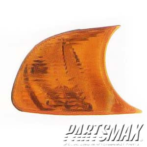 2520 | 2002-2003 BMW 330Ci LT Parklamp assy park/signal/marker combo; 2dr coupe/conv.; w/amber lens; E46; to 3/03 | BM2520115|63136919649