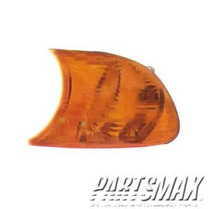 2521 | 2001-2001 BMW 330Ci RT Parklamp assy E46; Coupe/Conv; park/signal/marker combo; w/amber lens | BM2521106|63126904300