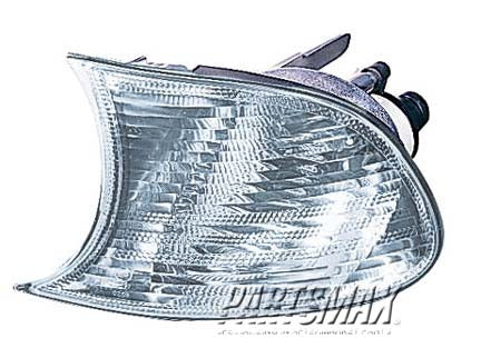 2521 | 2001-2001 BMW 325Ci RT Parklamp assy park/signal/marker combo; 2dr coupe/conv.; w/white lens | BM2521108|63126904308
