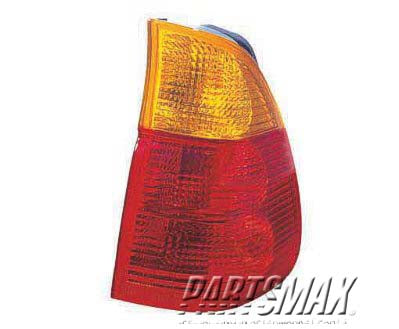 2801 | 2004-2006 BMW X5 RT Taillamp assy on body; w/yellow turn indicator | BM2801125|63217164470