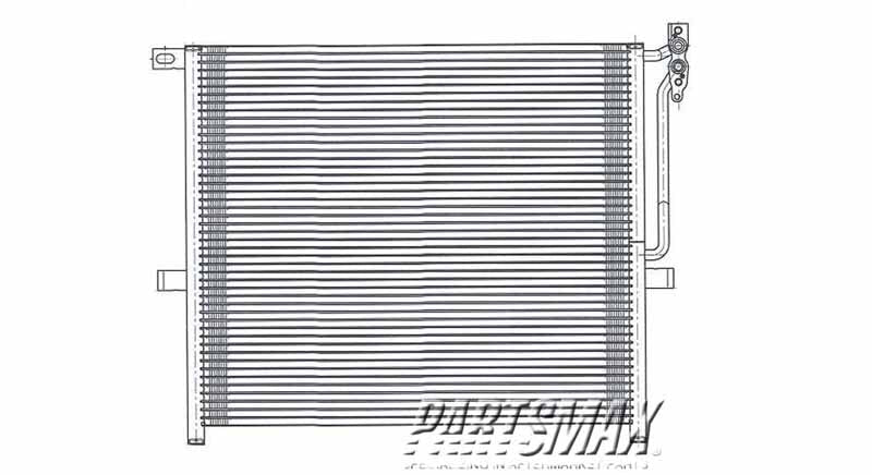 3030 | 2004-2010 BMW X3 Air conditioning condenser all | BM3030123|17113400400