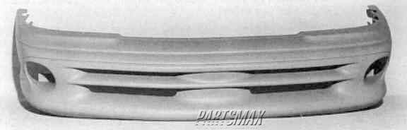 1000 | 1993-1997 DODGE INTREPID Front bumper cover ES; w/fog lamps; w/impact absorber; prime | CH1000244|4797679