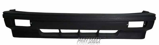1000 | 1987-1987 PLYMOUTH SUNDANCE Front bumper cover w/o Shelby; non-textured; matte-black | CH1000296|CH1000296