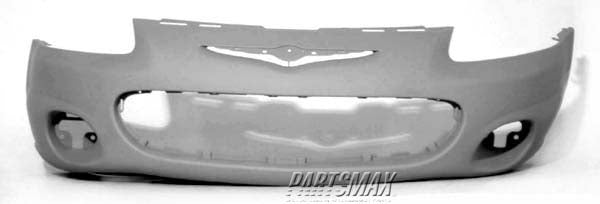 250 | 2001-2003 CHRYSLER SEBRING Front bumper cover convertible; w/fog lamps; prime | CH1000317|4805439AB