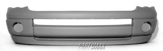 1000 | 2002-2002 DODGE RAM 3500 Front bumper cover new design; w/Sport; prime | CH1000341|5073001AB