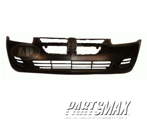 250 | 2004-2006 DODGE STRATUS Front bumper cover 4dr sedan; w/o fog lamps; prime | CH1000407|4805903AB