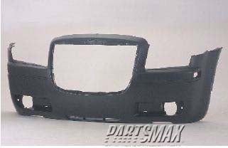 250 | 2005-2010 CHRYSLER 300 Front bumper cover 2.7L; prime | CH1000438|4806112AD