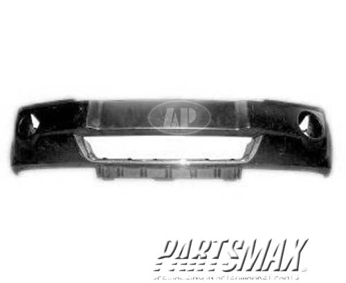 250 | 2005-2007 JEEP GRAND CHEROKEE Front bumper cover Grand Cherokee; w/bright accents; except SRT-8; prime | CH1000450|5159124AA