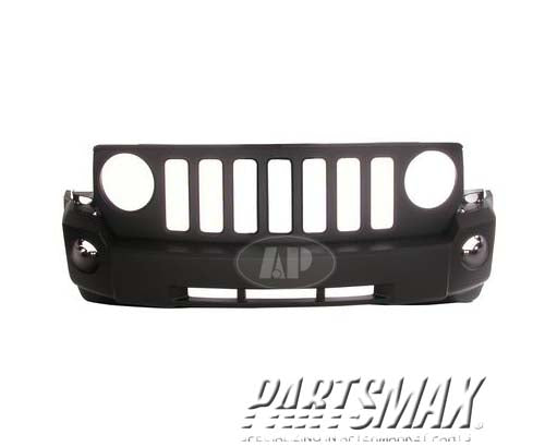 250 | 2007-2010 JEEP PATRIOT Front bumper cover w/o bright; w/o tow hooks; prime | CH1000893|68021299AB